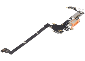 Charging Port Flex Cable Compatible For iPhone 17 Pro (Premium) (US Version) (Cosmic Orange)