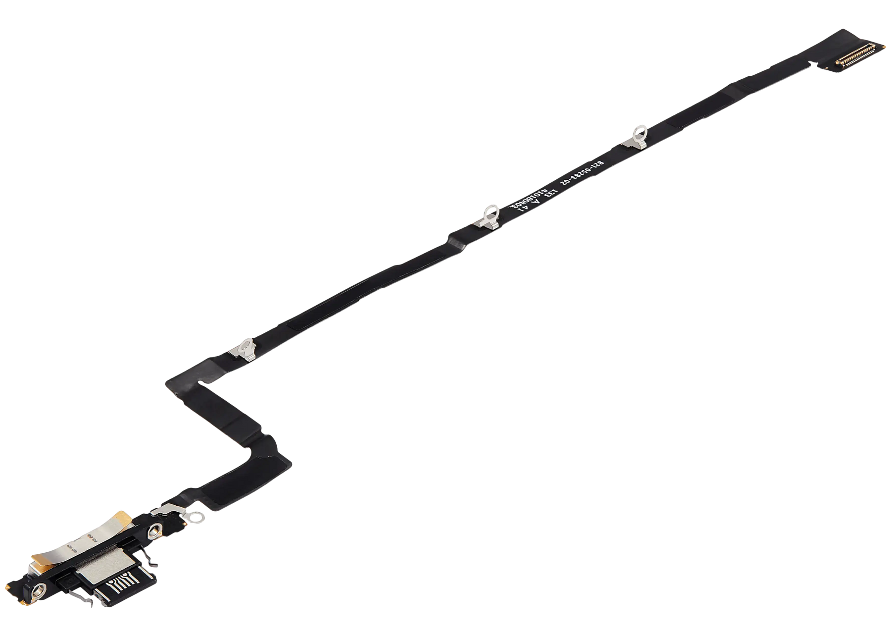 Charging Port Flex Cable Compatible For iPhone Air (Premium) (Space Black)