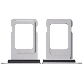 Single Sim Card Tray Compatible For iPhone 17 Pro / 17 Pro Max (Silver)