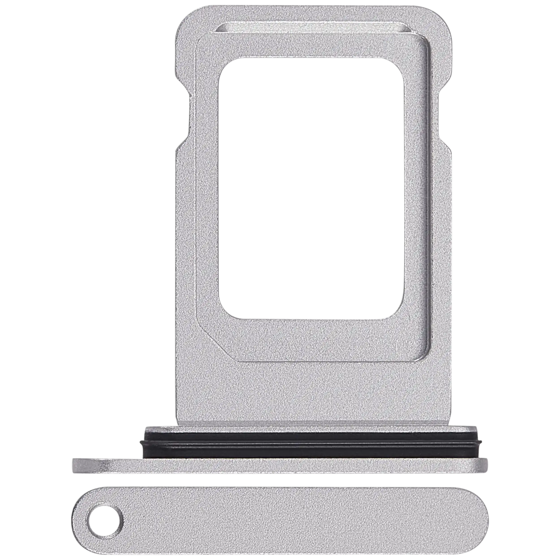Single Sim Card Tray Compatible For iPhone 17 Pro / 17 Pro Max (Silver)