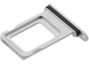 Single Sim Card Tray Compatible For iPhone 17 Pro / 17 Pro Max (Silver)