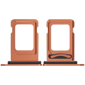 Dual Sim Card Tray Compatible For iPhone 17 Pro / 17 Pro Max (Cosmic Orange)