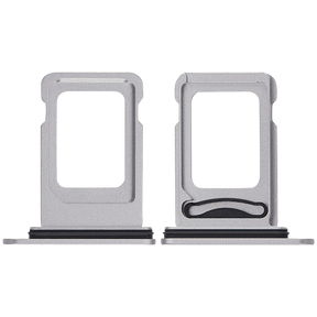Dual Sim Card Tray Compatible For iPhone 17 Pro / 17 Pro Max (Silver)