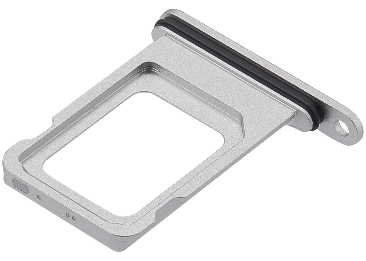 Dual Sim Card Tray Compatible For iPhone 17 Pro / 17 Pro Max (Silver)