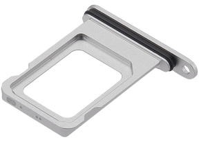 Dual Sim Card Tray Compatible For iPhone 17 Pro / 17 Pro Max (Silver)