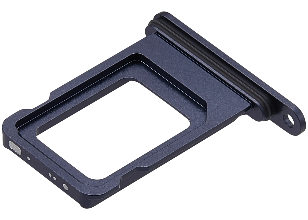 Single Sim Card Tray Compatible For iPhone 17 Pro / 17 Pro Max (Deep Blue)