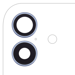 Back Camera Lens With Bracket & Bezel For iPhone 17 (Premium) (Mist Blue)