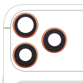 Back Camera Lens With Bracket & Bezel For iPhone 17 Pro/ 17 Pro Max (Premium) (Cosmic Orange)