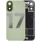 Back Glass w/ MagSafe Magnet & NFC & Flashlight Flex Compatible For iPhone 17 (Used OEM Pull: Grade A) (Sage )