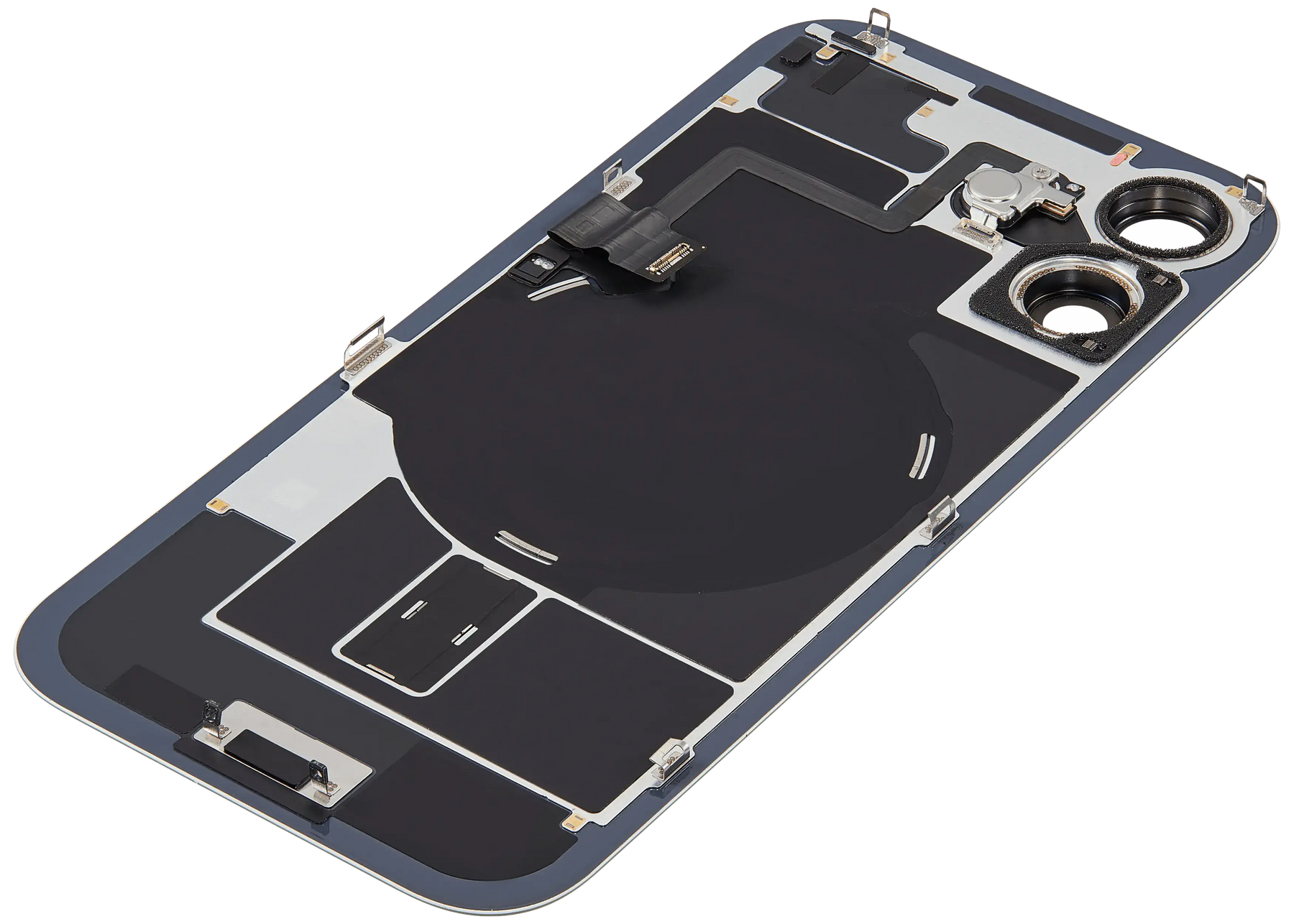 Back Glass w/ MagSafe Magnet & NFC & Flashlight Flex Compatible For iPhone 17 (Used OEM Pull: Grade A) (Sage )