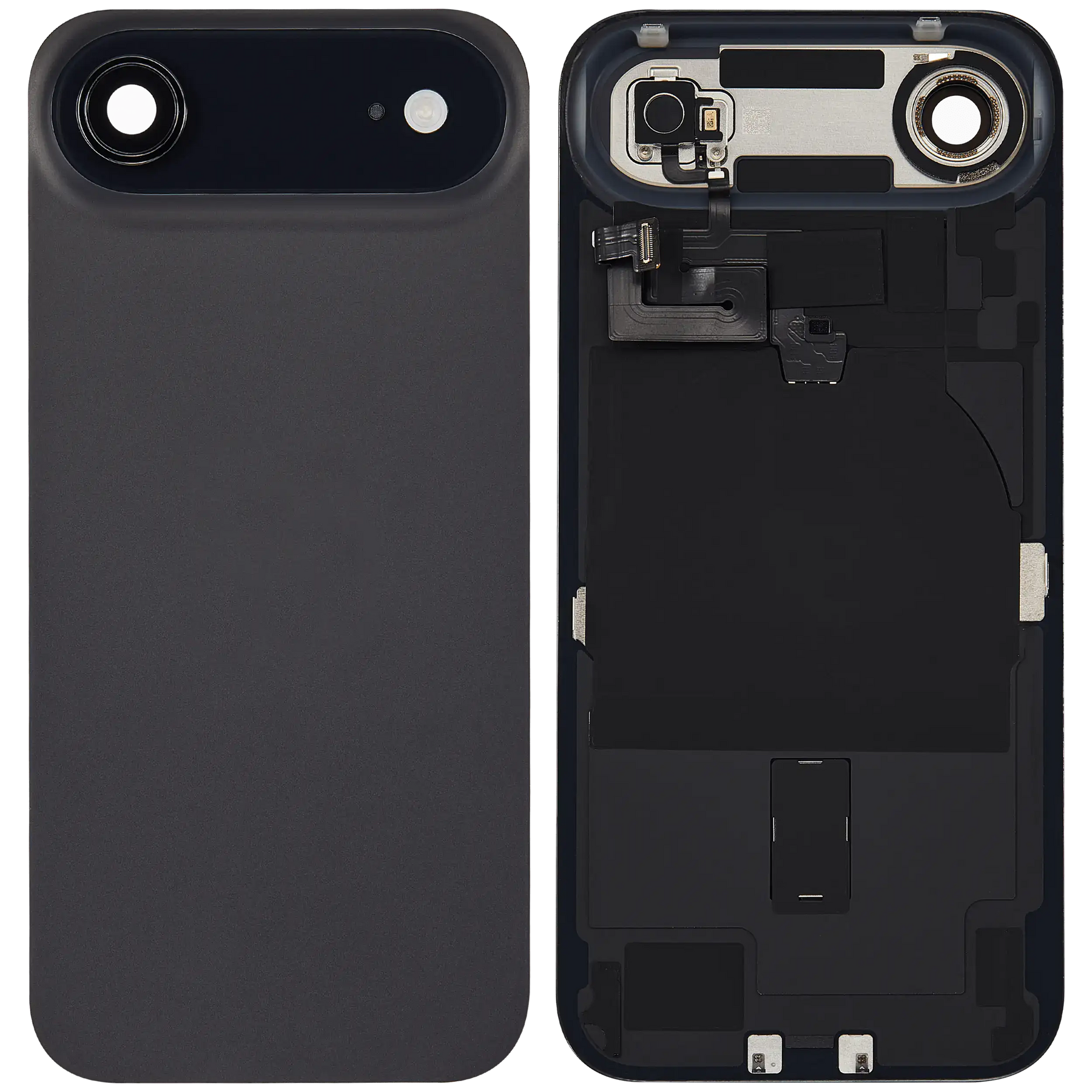 Back Glass w/ MagSafe Magnet & NFC & Flashlight Flex For iPhone Air (Used OEM Pull: Grade A) (Space Black)