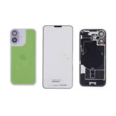 Back Glass w/ MagSafe Magnet & NFC & Flashlight Flex For iPhone 17 (Genuine OEM) (Lavender)