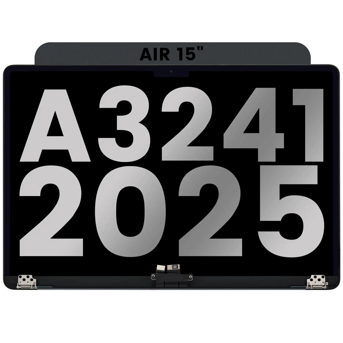 Complete LCD Display Assembly For MacBook Air 15" (A3241 / Early 2025) (Used OEM Pull: Grade A) (Midnight)