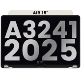 Complete LCD Display Assembly For MacBook Air 15" (A3241 / Early 2025) (Used OEM Pull: Grade A) (Starlight)