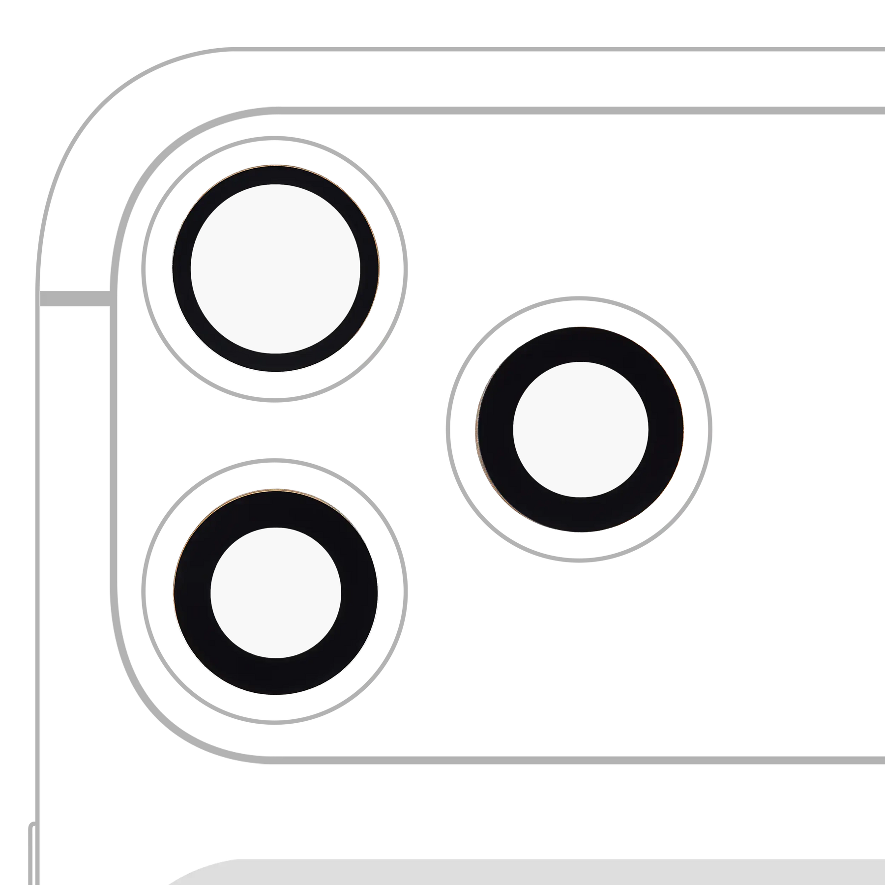 Back Camera Lens (Glass Only) With Adhesive For iphone 17 Pro / 17 Pro Max (Real Sapphire) (Premium)