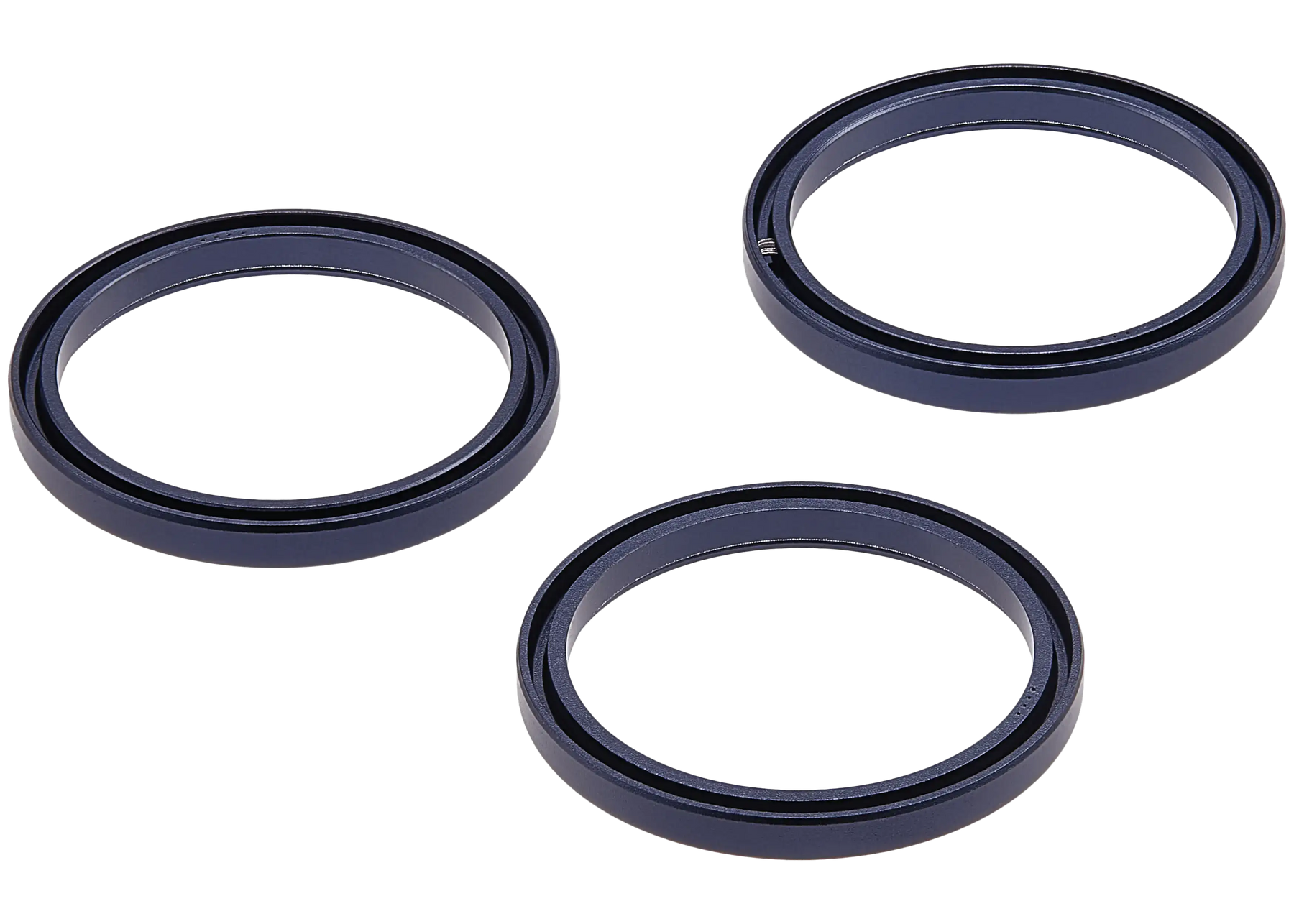 Back Camera Bezel Ring Only For iPhone 17 Pro / 17 Pro Max (Deep Blue) (3 Piece Set)