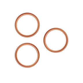 Back Camera Bezel Ring Only For iPhone 17 Pro / 17 Pro Max (Cosmic Orange) (3 Piece Set)