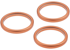 Back Camera Bezel Ring Only For iPhone 17 Pro / 17 Pro Max (Cosmic Orange) (3 Piece Set)