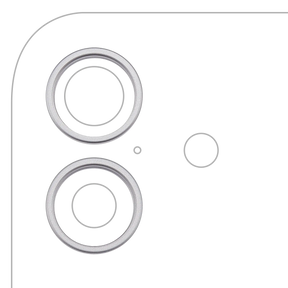 Back Camera Bezel Ring Only For iPhone 17 (White)