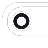 Back Camera Lens (Glass Only) With Adhesive For iPhone Air (Aftermarket Plus)