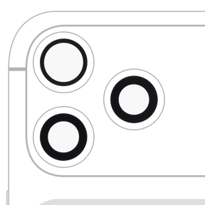 Back Camera Lens (Glass Only) With Adhesive For iPhone 17 Pro / 17 Pro Max (3 Piece Set) (Aftermarket Plus)