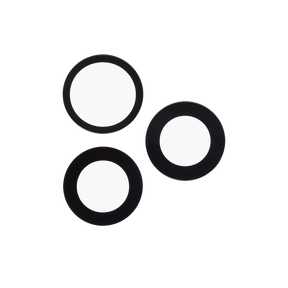 Back Camera Lens (Glass Only) With Adhesive For iPhone 17 Pro / 17 Pro Max (3 Piece Set) (Aftermarket Plus)