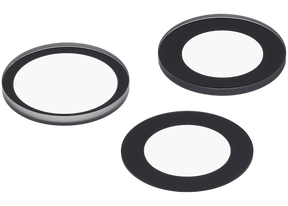 Back Camera Lens (Glass Only) With Adhesive For iPhone 17 Pro / 17 Pro Max (3 Piece Set) (Aftermarket Plus)