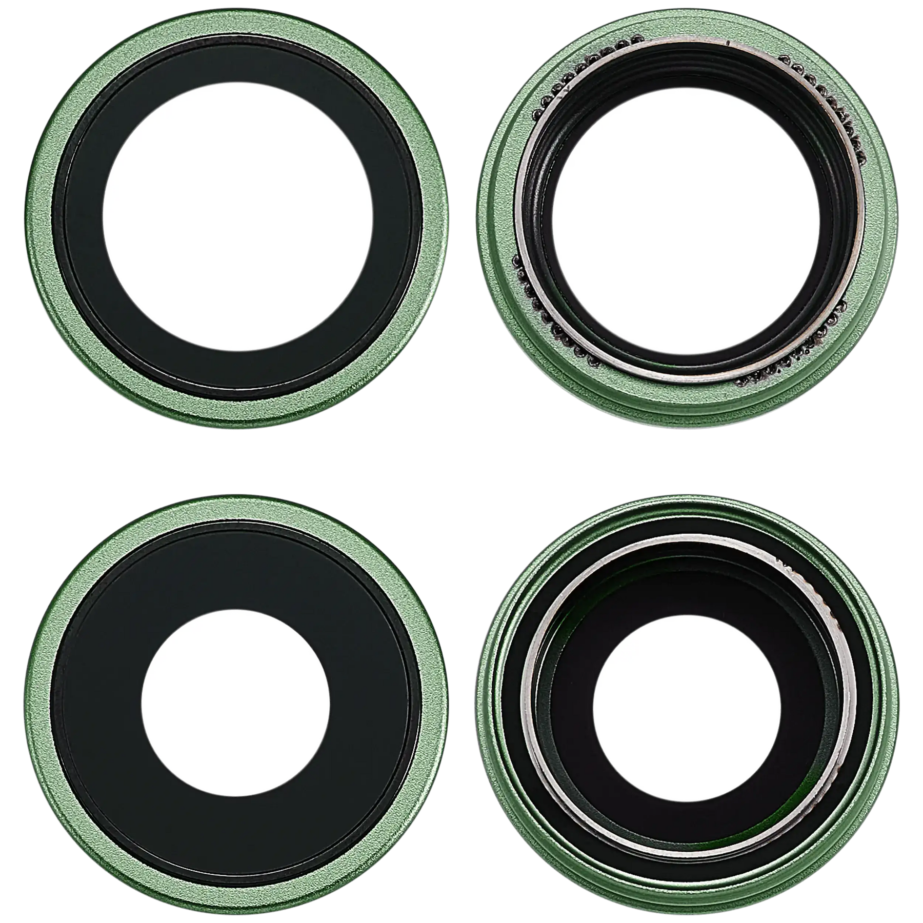 Back Camera Lens With Bracket & Bezel For iPhone 17 (Sage) (Premium)