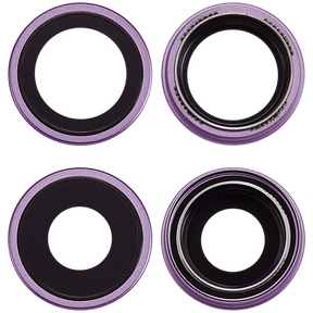 Back Camera Lens With Bracket & Bezel For iPhone 17 (Purple) (Premium)