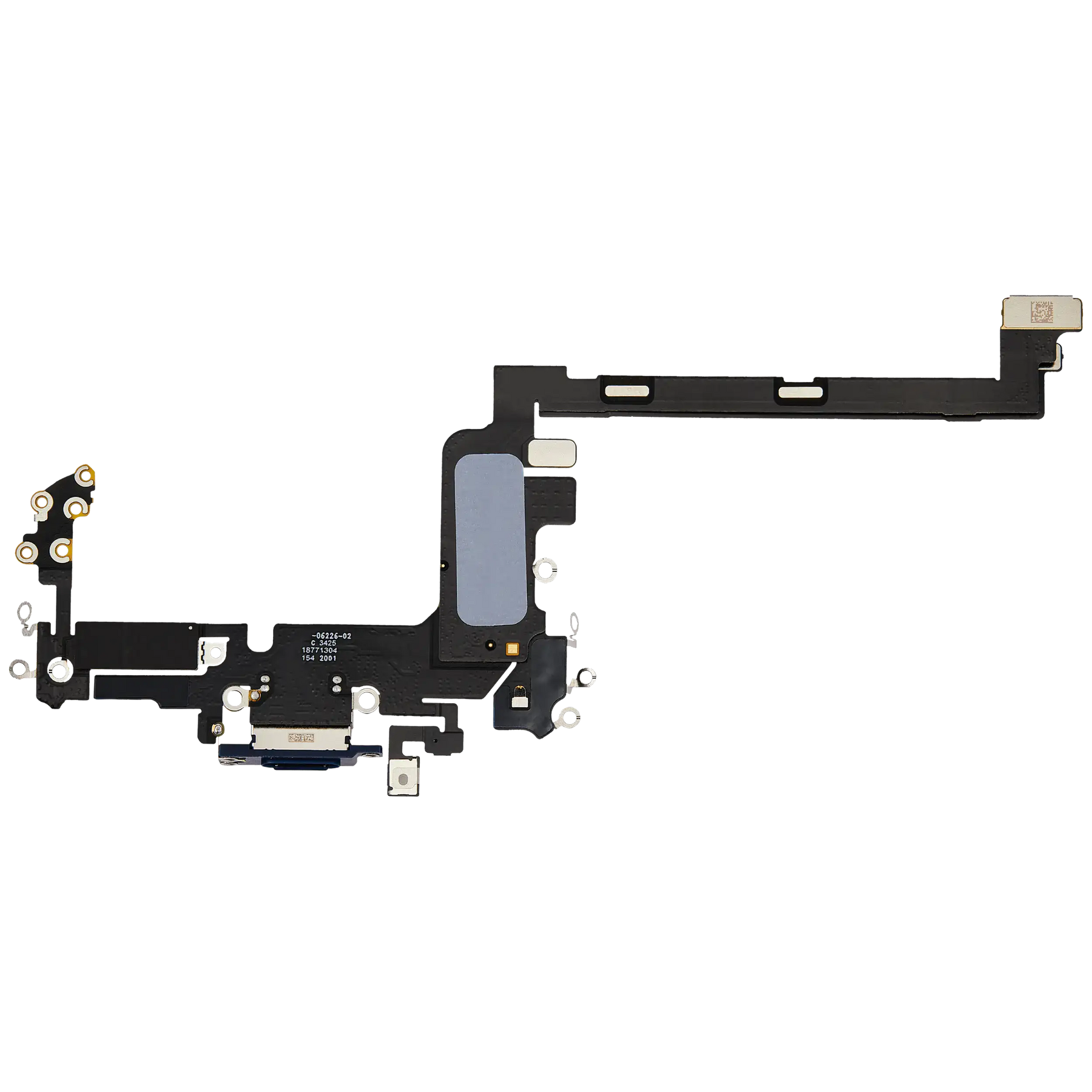 Charging Port Flex Cable for iPhone 17 Pro (Premium) (International Version) (Deep Blue)