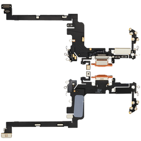Charging Port Flex Cable for iPhone 17 Pro (Premium) (International Version) (Cosmic Orange)