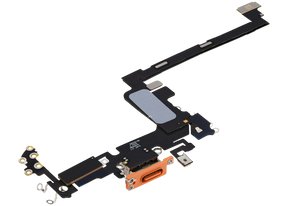 Charging Port Flex Cable for iPhone 17 Pro (Premium) (International Version) (Cosmic Orange)