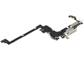 Charging Port Flex Cable for iPhone 17 Pro (Premium) (International Version) (Silver)