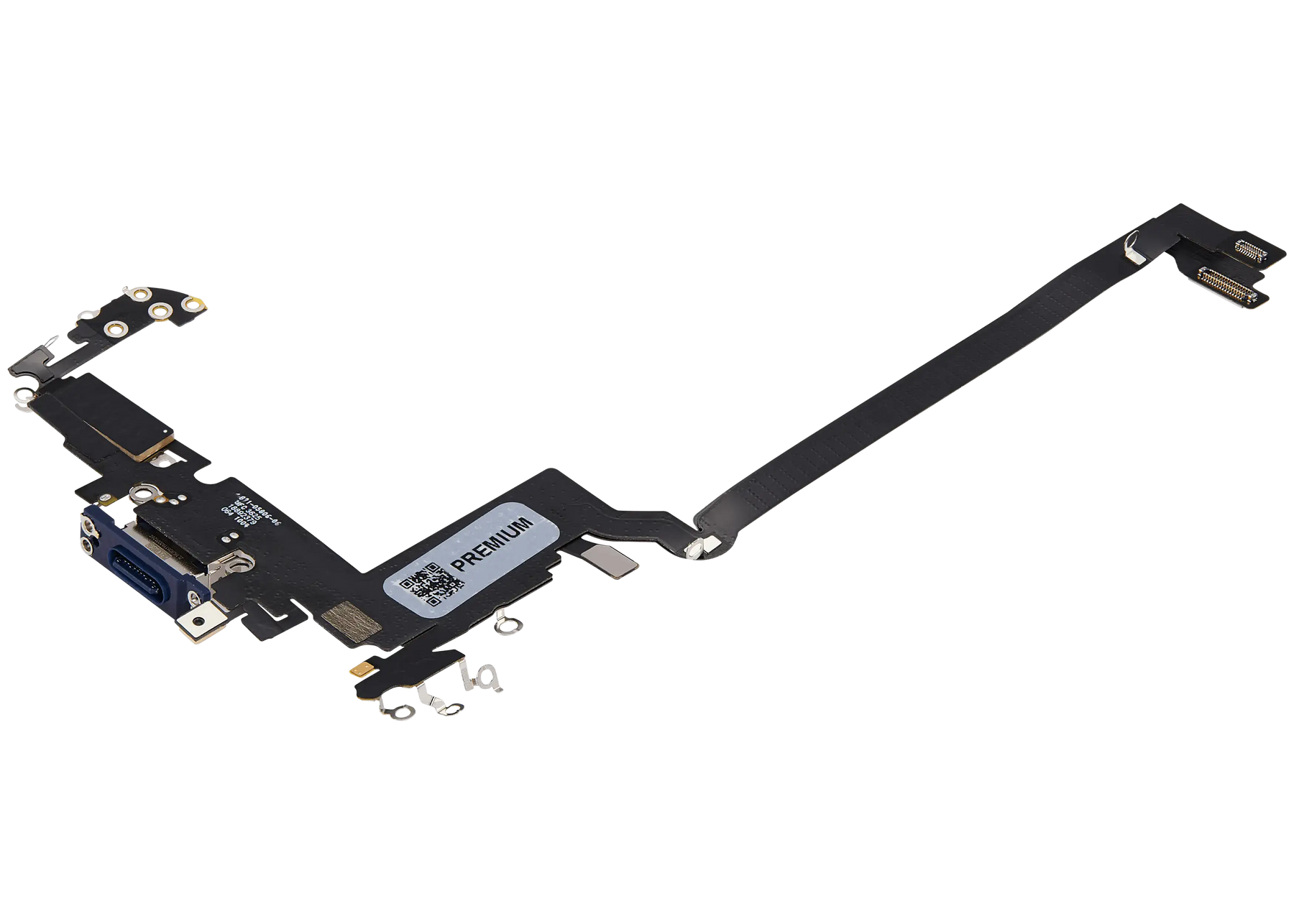 Charging Port Flex Cable for iPhone 17 Pro Max (Premium) (International Version) (Deep Blue)