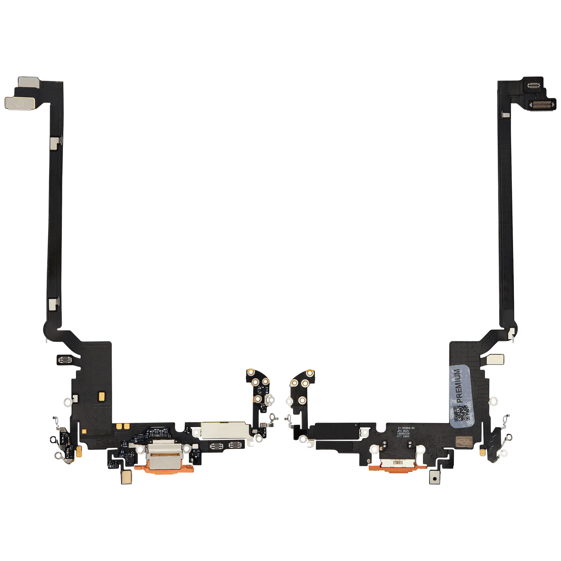 Charging Port Flex Cable for iPhone 17 Pro Max (Premium) (International Version) (Cosmic Orange)