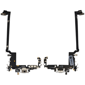 Charging Port Flex Cable for iPhone 17 Pro Max (Premium) (International Version) (Silver)