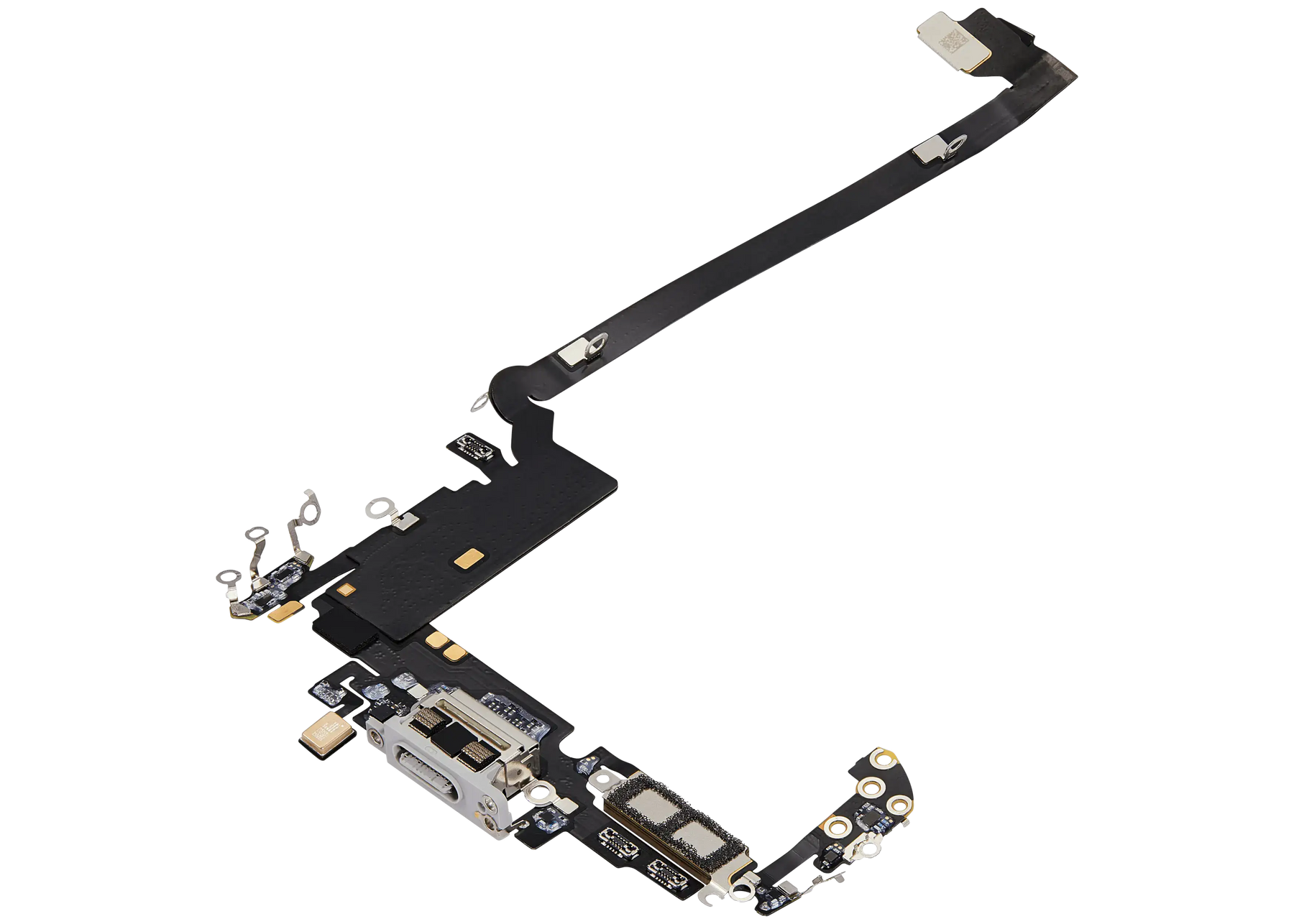 Charging Port Flex Cable for iPhone 17 Pro Max (Premium) (International Version) (Silver)