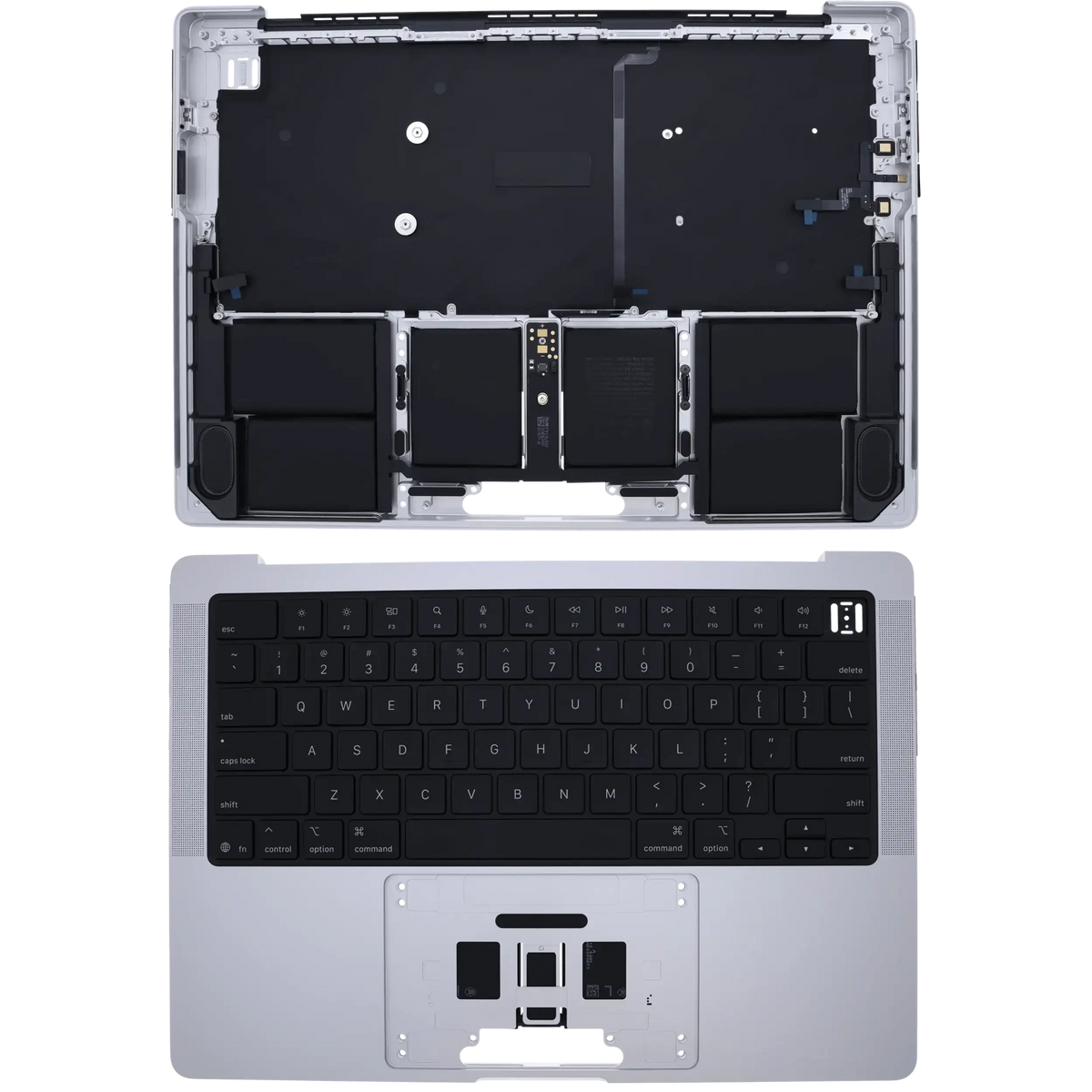 Top Case With Battery (ANSI) For MacBook Pro 14" A3434 (2025) (Genuine OEM) (Silver)