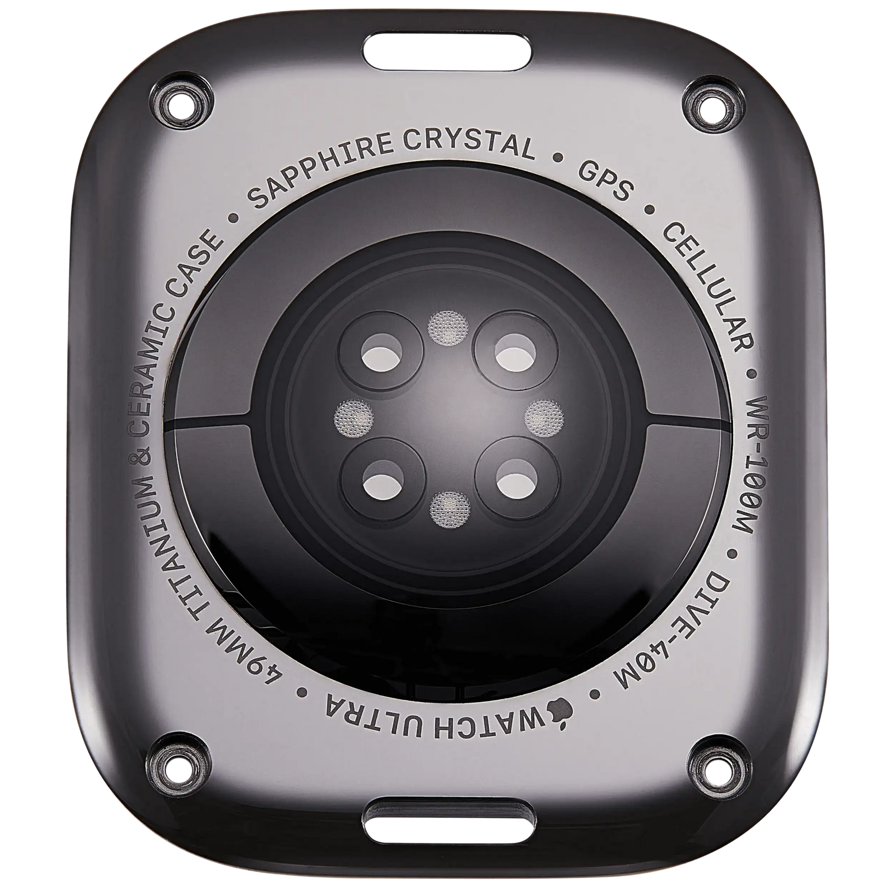 Back Cover Assembly For Watch Series Ultra (3rd Gen) (49MM) (LET Version) (Space Black)