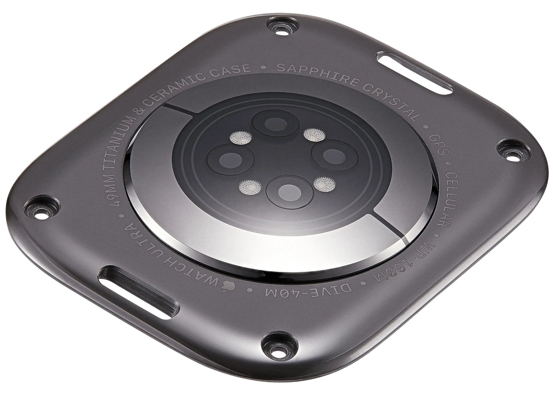Back Cover Assembly For Watch Series Ultra (3rd Gen) (49MM) (LET Version) (Space Black)