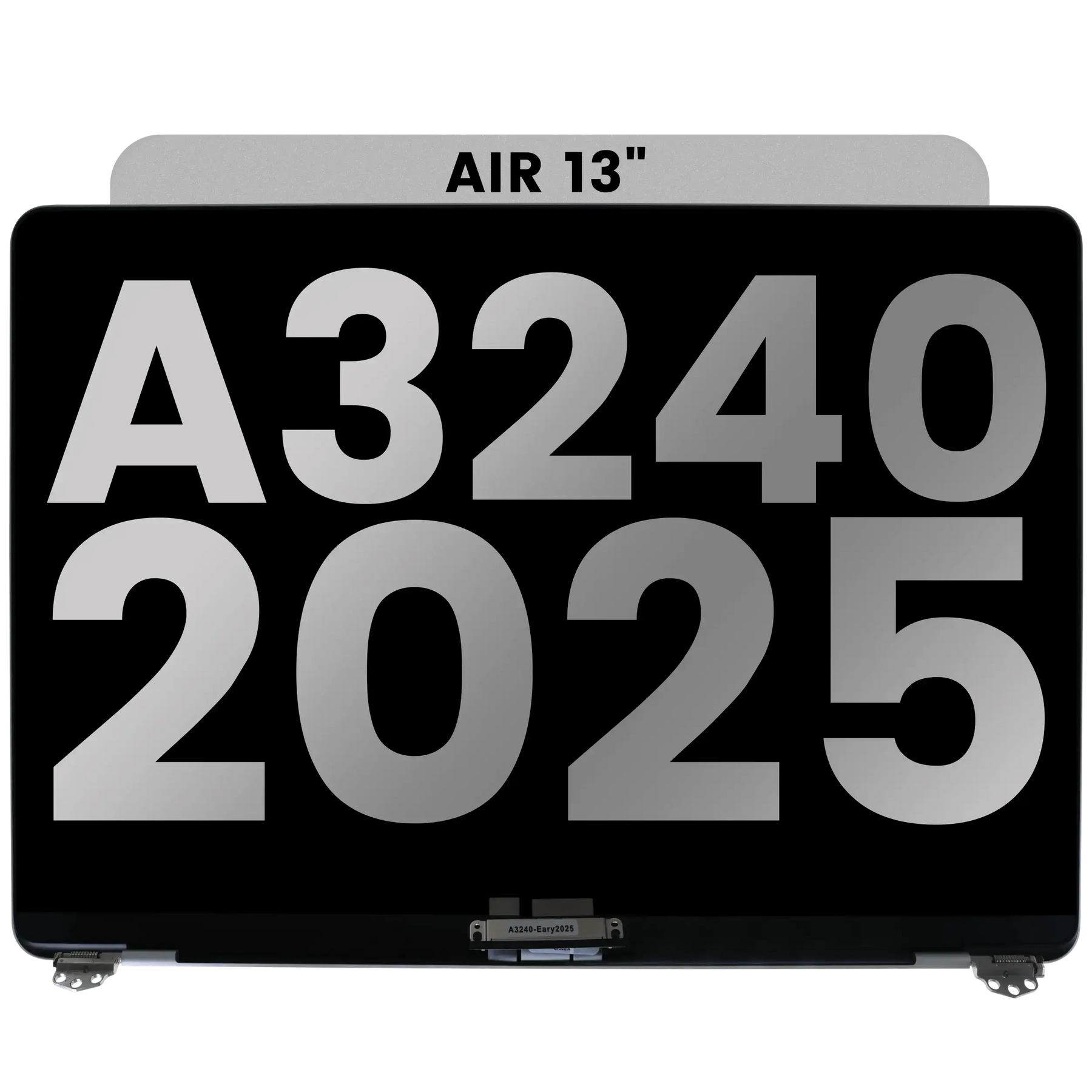 Complete LCD Display Assembly For MacBook Air 13" (A3240 /Early 2025) (Used OEM Pull: Grade A) (Silver)