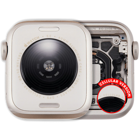 Housing Assembly For Watch Series SE 3rd (40MM) (Used OEM Pull: Grade A) (Cellular Version) (Aluminum / Starlight)