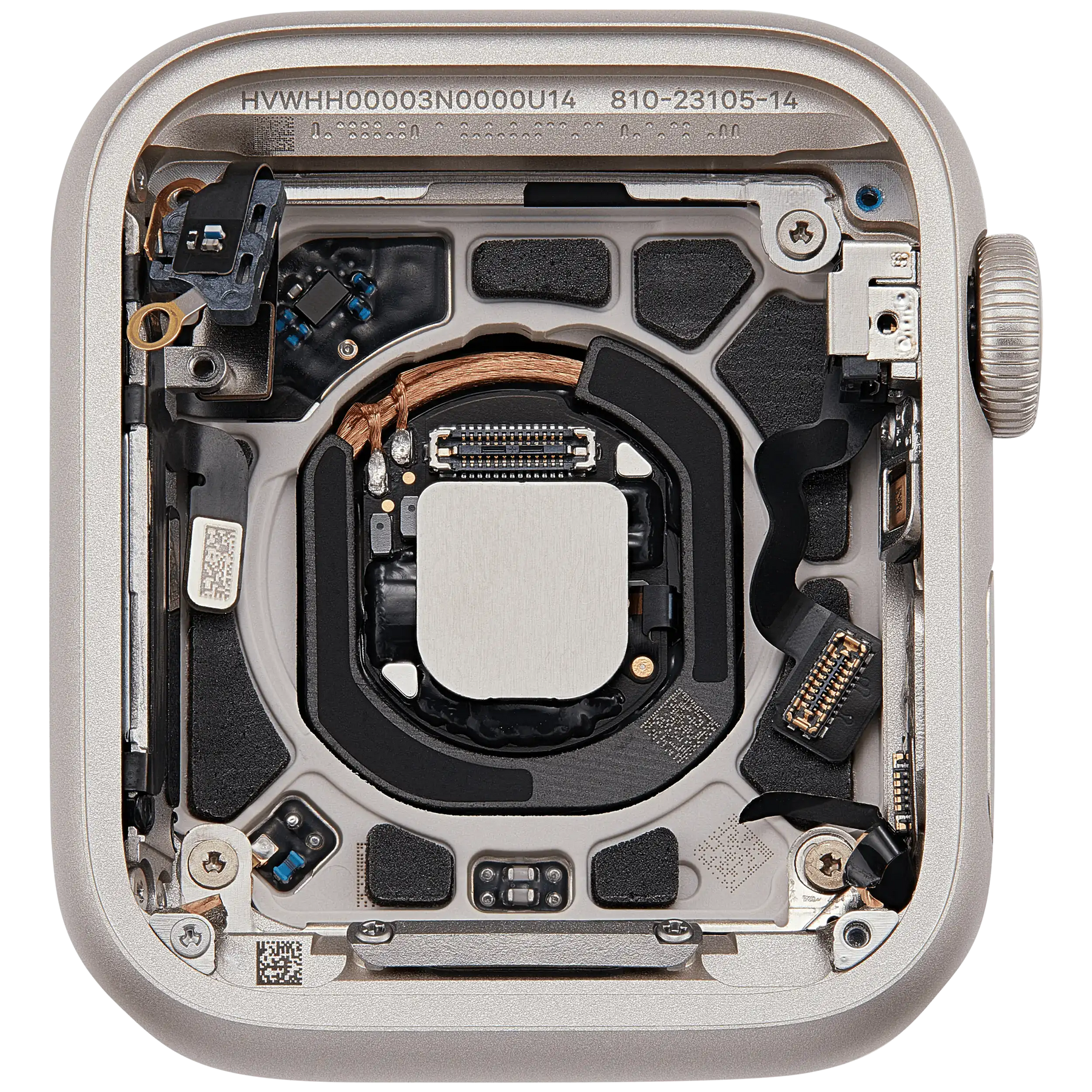 Housing Assembly For Watch Series SE 3rd (40MM) (Used OEM Pull: Grade A) (Cellular Version) (Aluminum / Starlight)