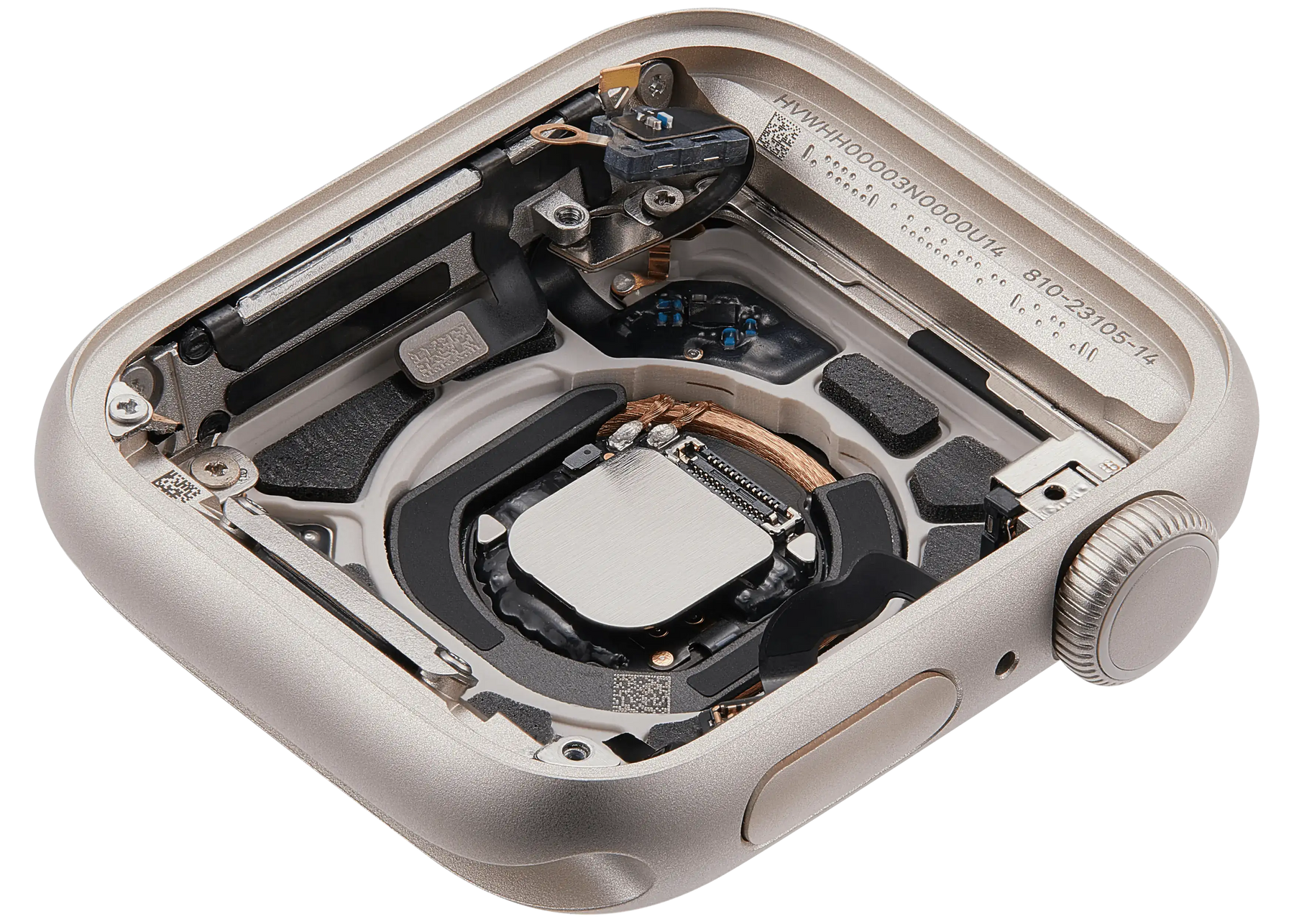 Housing Assembly For Watch Series SE 3rd (40MM) (Used OEM Pull: Grade A) (Cellular Version) (Aluminum / Starlight)