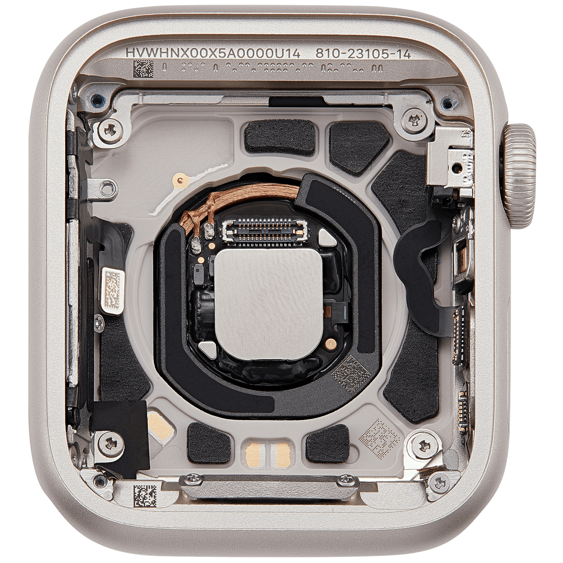 Housing Assembly For Watch Series SE 3rd (40MM) (Used OEM Pull: Grade A) (GPS Version) (Aluminum / Starlight)