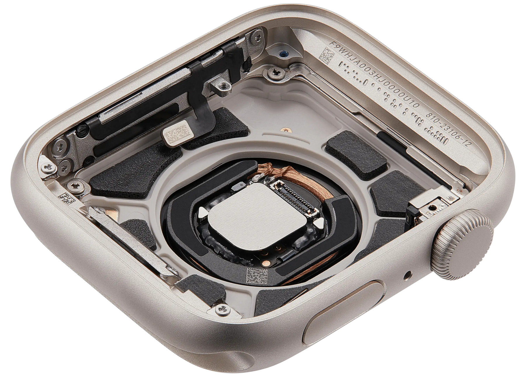 Housing Assembly For Watch Series SE 3rd (44MM) (Used OEM Pull: Grade A) (GPS Version) (Aluminum / Starlight)