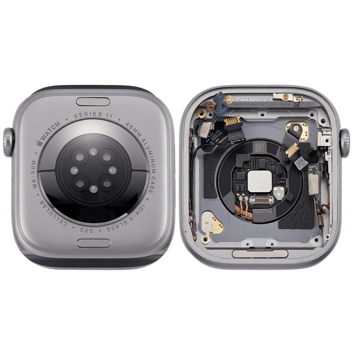 Housing Assembly For Watch Series 11 (46MM) (Used OEM Pull: Grade A) (Cellular Version) (Aluminum / Space Gray )