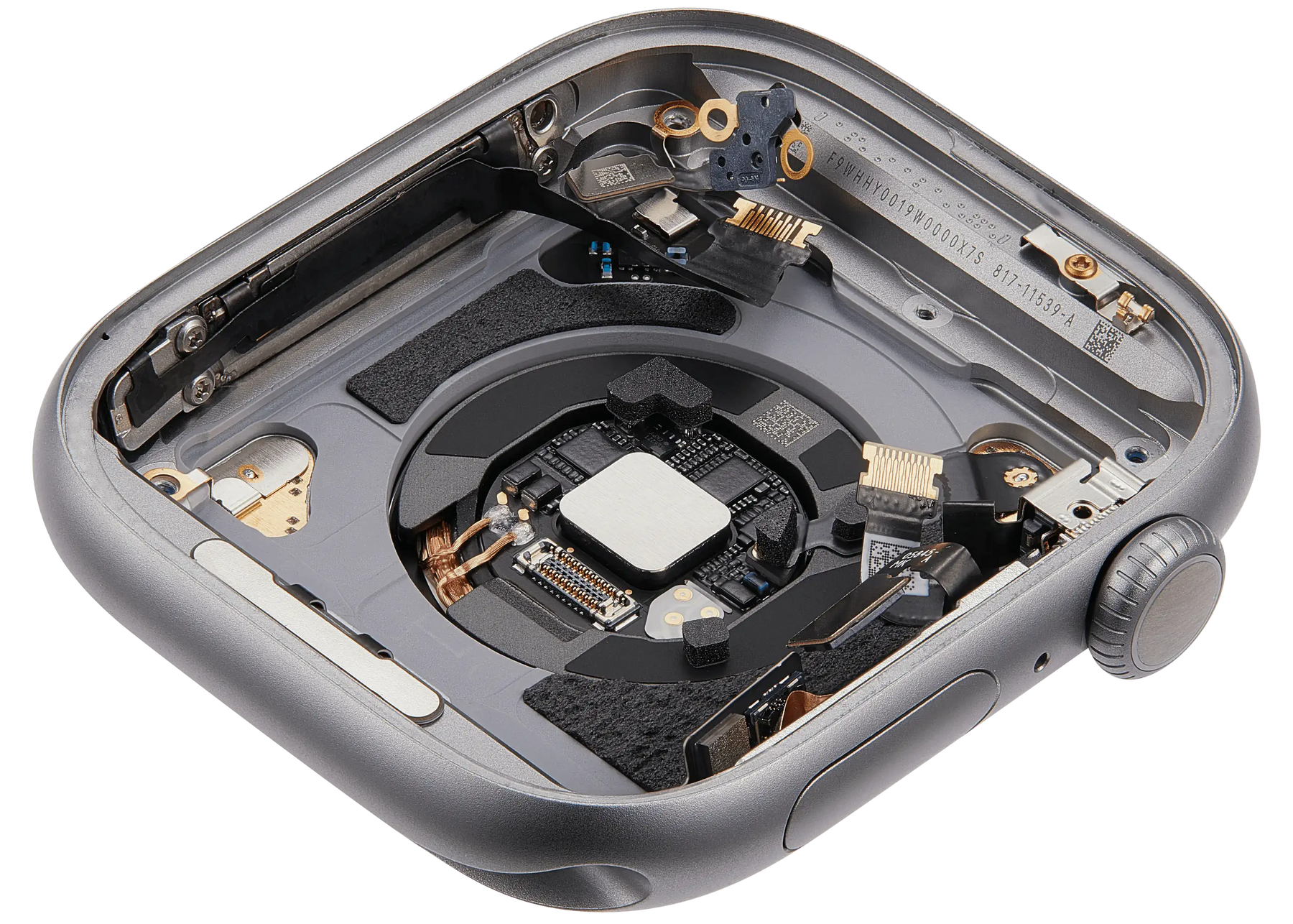 Housing Assembly For Watch Series 11 (46MM) (Used OEM Pull: Grade A) (Cellular Version) (Aluminum / Space Gray )
