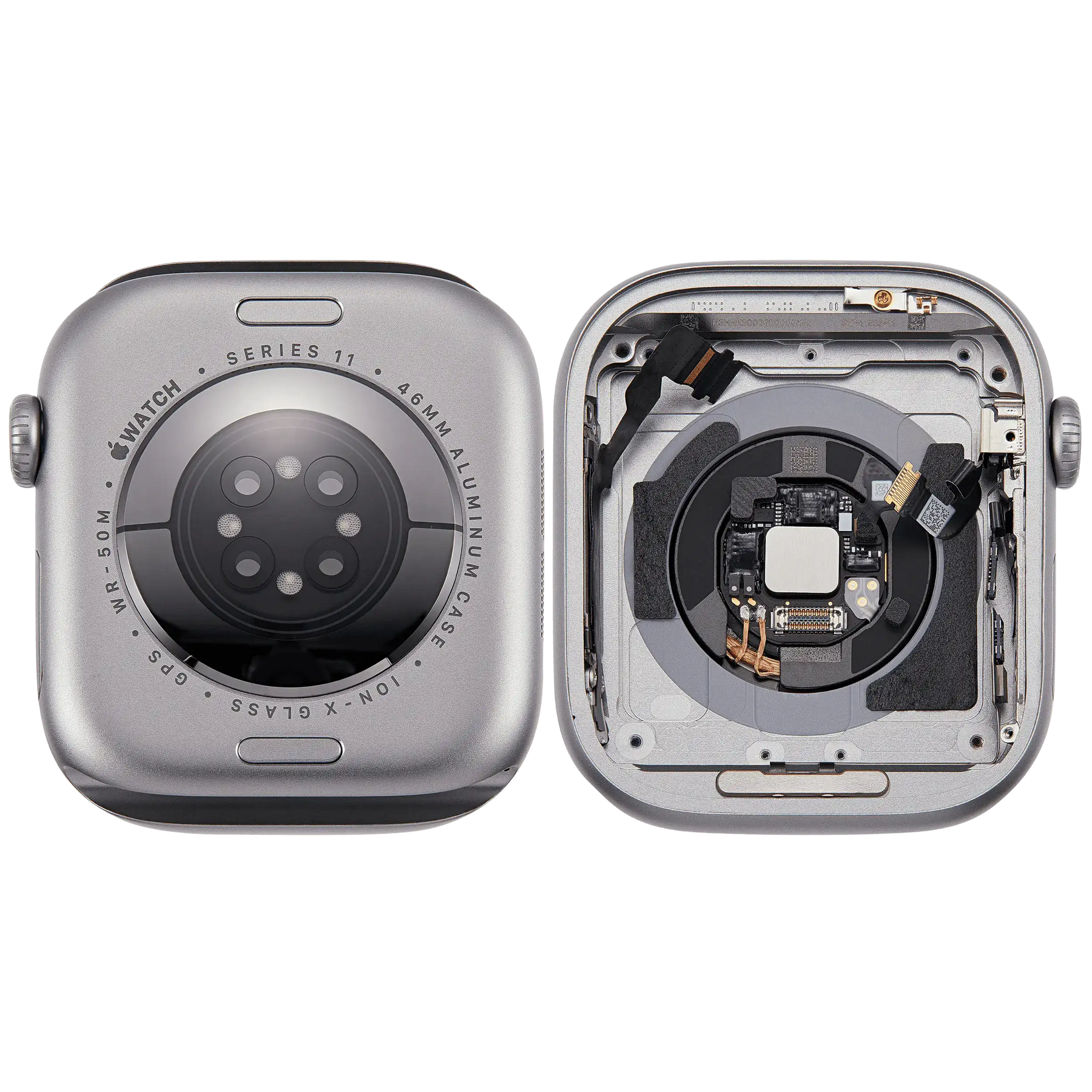Housing Assembly For Watch Series 11 (46MM) (Used OEM Pull: Grade A) (GPS Version) (Aluminum / Space Gray )