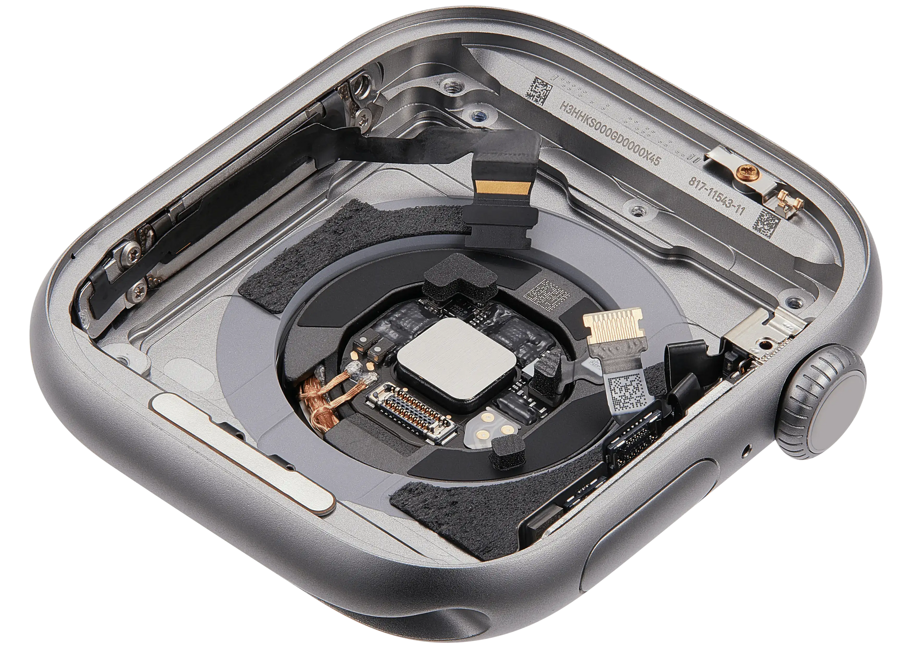 Housing Assembly For Watch Series 11 (46MM) (Used OEM Pull: Grade A) (GPS Version) (Aluminum / Space Gray )